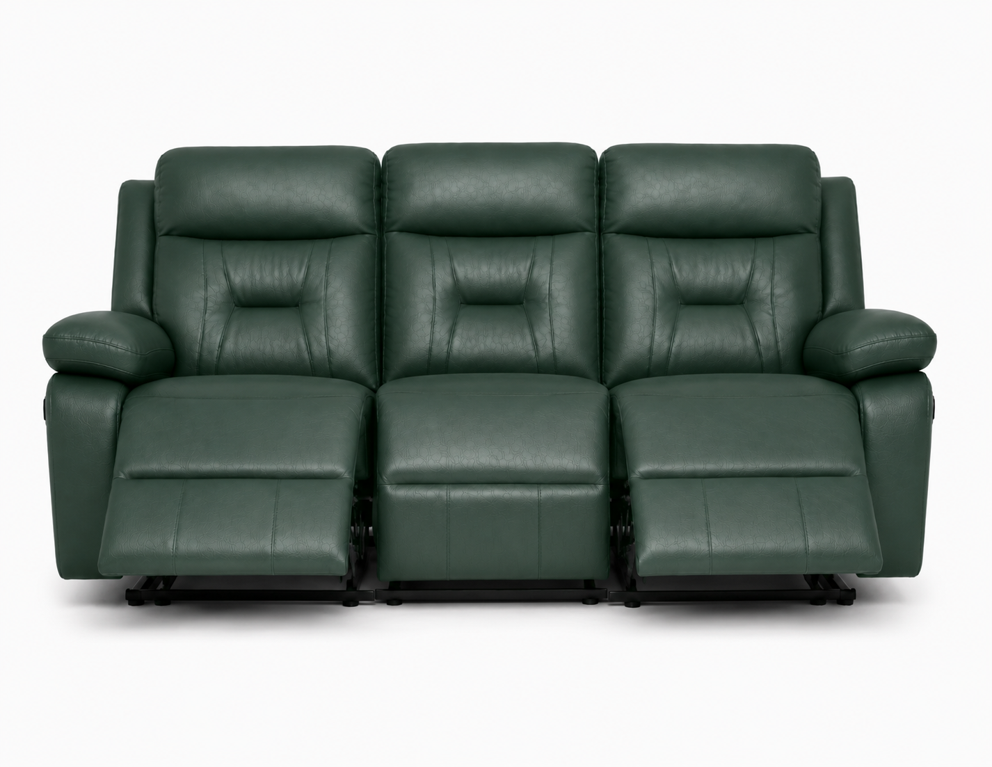 Leather 3-Seater Recliner view 2